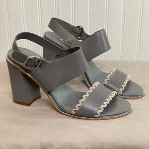 Rare Dune London Chunky Sandal Heels - Designer Statement, Size 39 (US 8) 🌈✨